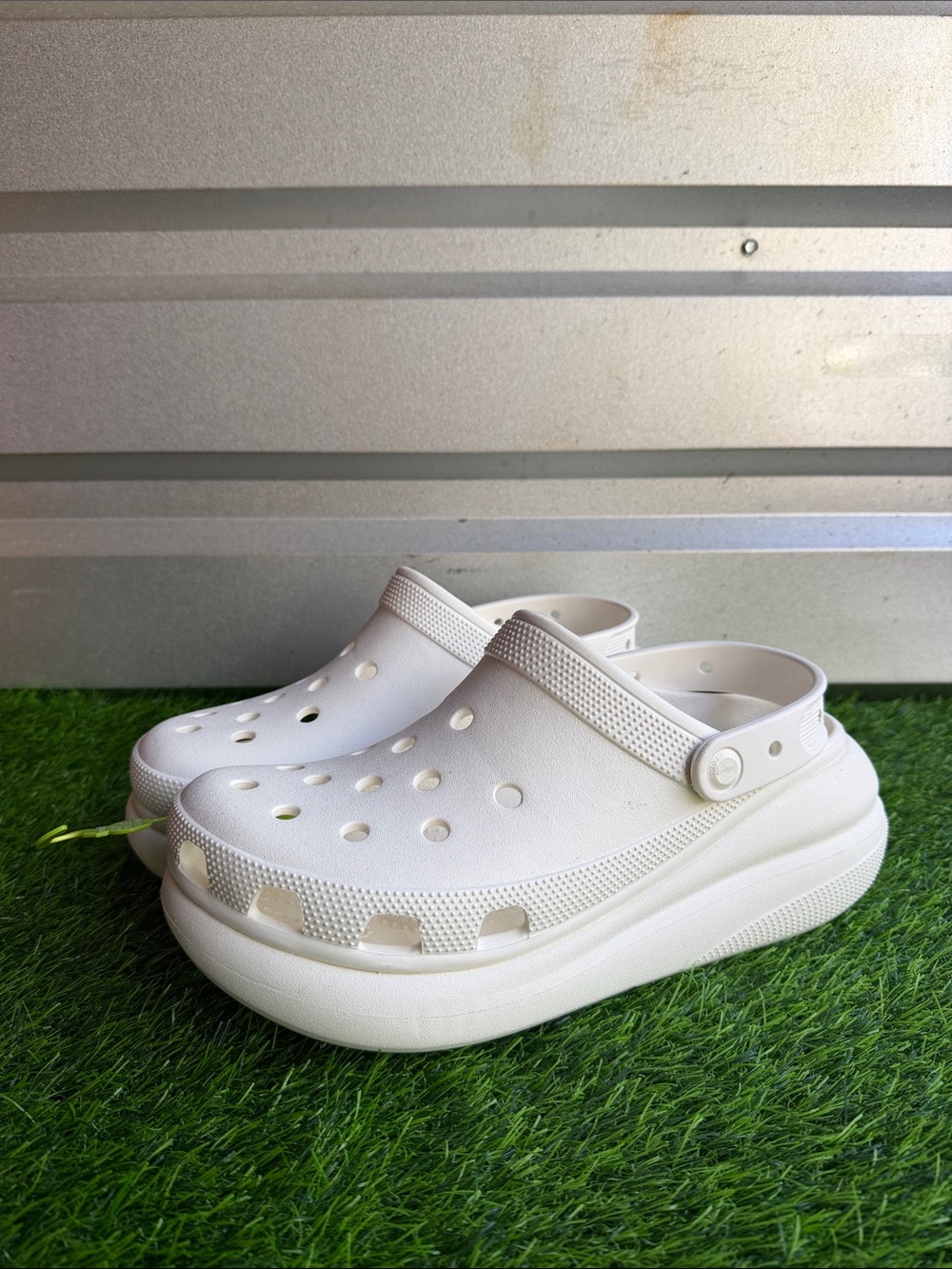 CROCS Classic Platform Clog in White
